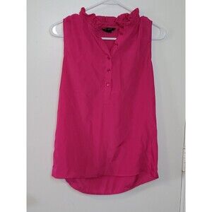 J Crew Factory Teagan Ruffle Popover Size 4 NWOT